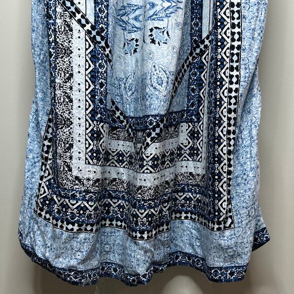 NWT Marina Blu Strapless Maxi Sundress Size XL Smocking - Picture 3 of 9